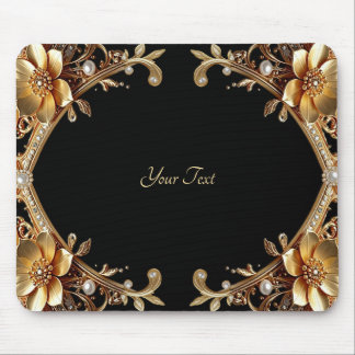Eleganter Goldrahmen-Mauspad Mousepad