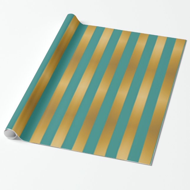 Eleganter Goldschmiedeplatz Geschenkpapier (Ungerollt)
