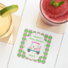 Eleganter Golf Cart für Babydusche