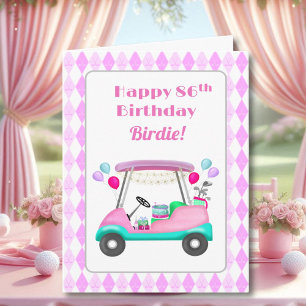 Eleganter Golfparty-Wagen zum 86. Geburtstag für D Karte