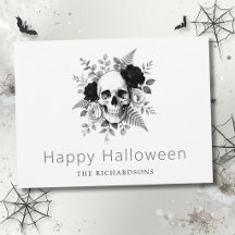 Eleganter Gothic Skull Halloween