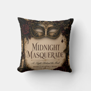 Eleganter gotischer Halloween-Dinnerparty-Stil Kissen