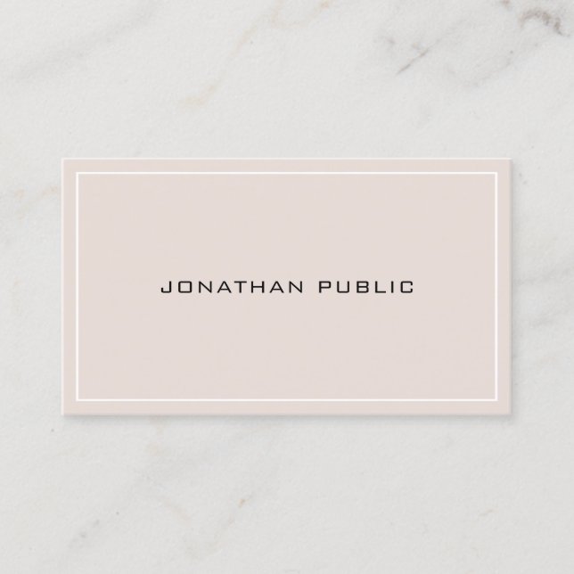 Eleganter Gotischer Schriftart Beruflich Minimalis Visitenkarte (Vorderseite)