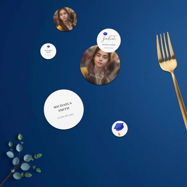 Eleganter Graduate Foto Abschluss Konfetti (Von Creator hochgeladen)