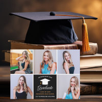 Eleganter Graduate Foto Collage 2025 Abschluss