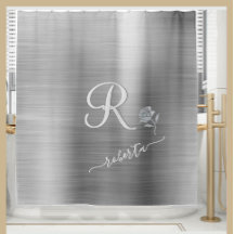 Eleganter Graue Silver Rose, benutzerdefinierter M