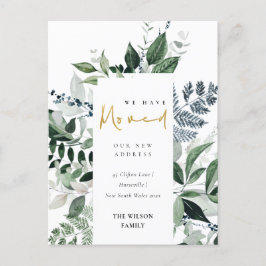 Eleganter Green Gold Greenerity Rahmen, den wir ve Postkarte