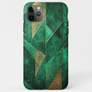 Eleganter grüner abstrakter Hintergrund mit Glitte Case-Mate iPhone Hülle