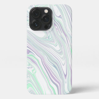 Eleganter grüner Gradient Marmor iPhone 13 Pro Hülle