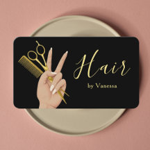Eleganter Hairstylist Friseur Luxus-Frisörsalon