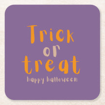 Eleganter Halloween Trick oder Treat Paper Unterse