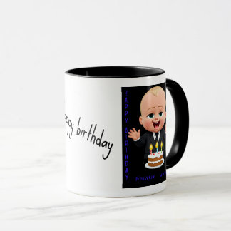Eleganter "Happy Birthday" Kaffeebecher Tasse