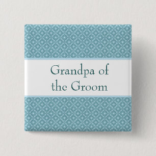 Eleganter hellblauer Name Button