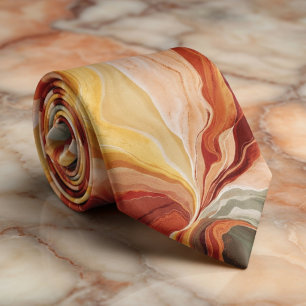 Eleganter hellfarbener Marmor Krawatte