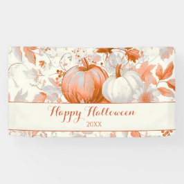 Eleganter Herbst-Chinoiserie-Halloween Banner