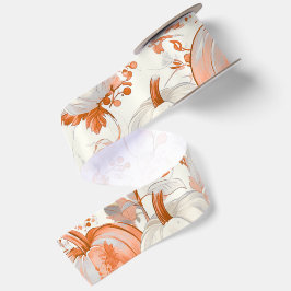 Eleganter Herbst-Chinoiserie-Halloween Satinband
