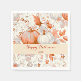 Eleganter Herbst-Chinoiserie-Halloween Serviette