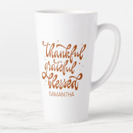 Eleganter Herbst Erntedank Milchtasse