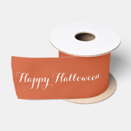 Eleganter Herbst Frohes Halloween Satinband