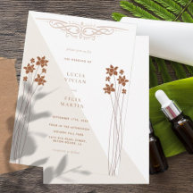 Eleganter Herbst-Zwei-Farben-Blumenladen