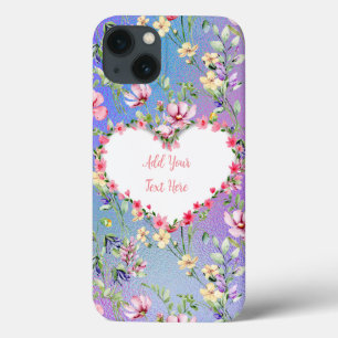 Eleganter Herzrahmen mit Blumenmuster: für jeden A Case-Mate iPhone Hülle