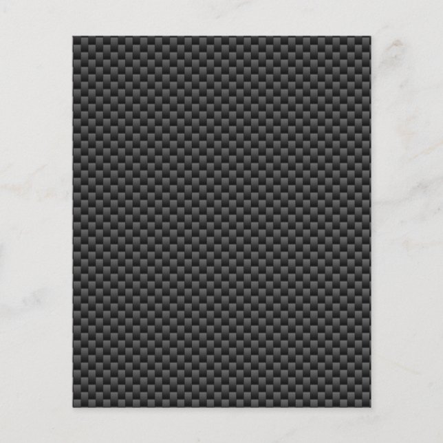 Eleganter Hintergrund für die Carbon Fibre Print Flyer (Vorne)