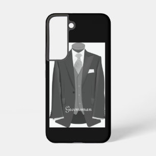 Eleganter Hochzeits-Smoking-Anzug für den Bräutiga Samsung Galaxy Hülle