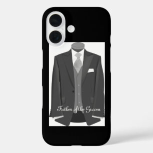 Eleganter Hochzeits-Smokinganzug für den Vater des iPhone 16 Hülle