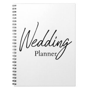 Eleganter Hochzeitsplaner Notizblock