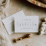 Eleganter Hochzeitssorden Begleitkarte<br><div class="desc">Dies ist eine elegante schwarz-weiße Hochzeitstichtelefonkarte. Bearbeiten Sie die meisten Formulierungen und alle Farben. // Für passende Artikel besuchen Sie bitte den aufrichtig von Nicole Zazzle Shop. * Wenn Ihnen dieses Design gefällt,  Sie es aber nicht für etwas finden,  das Sie suchen,  wenden Sie sich bitte jederzeit an mich:)</div>