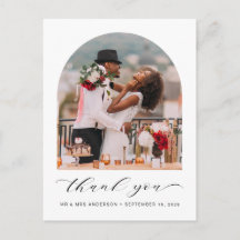 Eleganter Hochzeitstil-Foto-Rahmen Vielen Dank