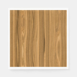 Eleganter Holzkornstil Serviette