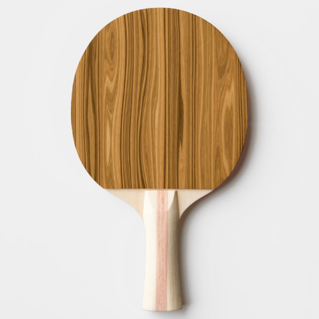 Eleganter Holzkornstil Tischtennis Schläger (Vorderseite)