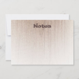 Eleganter Holzlook Moderner Vorlagendistanzierter  Mitteilungskarte