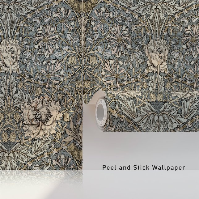 Eleganter Honeysuckle Pattern William Morris Style Tapete (Von Creator hochgeladen)