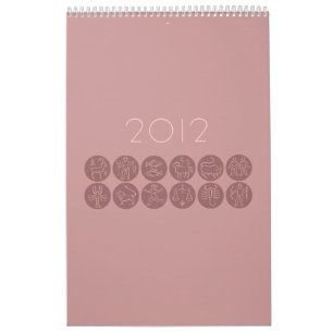 Eleganter Horoskop-Kalender Kalender