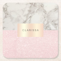 Eleganter, hübscher Rose, Glitzer aus Gold und wei