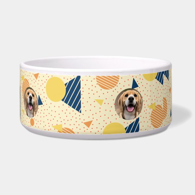 Eleganter Hund Vater Hund Lover Gabe Personalisier Napf (Rechts)