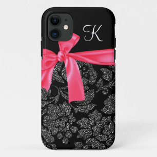 Eleganter Imitat-Glitzer-Damast-Girly heißes Case-Mate iPhone Hülle