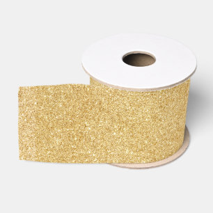 Eleganter Imitat-GoldGlitzer Ripsband