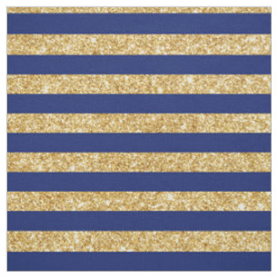 Eleganter Imitat-GoldGlitzer und blauer Stoff