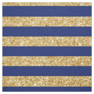 Eleganter Imitat-GoldGlitzer und blauer Stoff