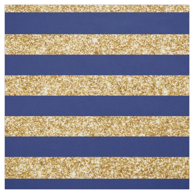 Eleganter Imitat-GoldGlitzer und blauer Stoff (Muster)