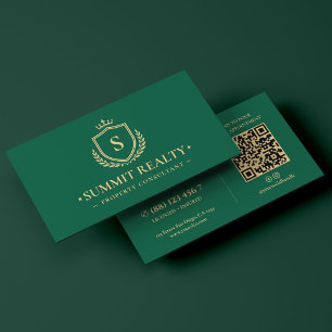 Eleganter Immobilienmakler Property Consultant Sch Visitenkarte