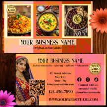 Eleganter indischer Restaurant- und Catering-QR-Co