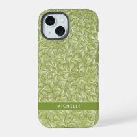 Eleganter Individuelle Name Green Botanical