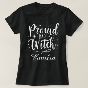 Eleganter Individuelle Name Halloween "Proud Bad W T-Shirt