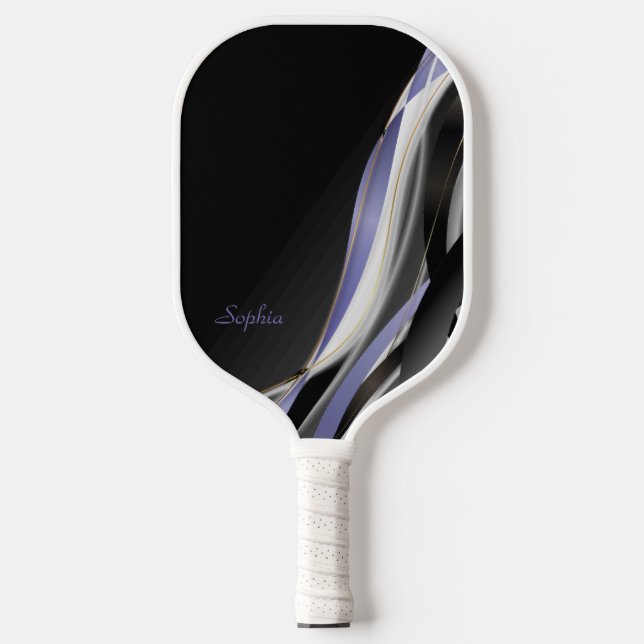 Eleganter Individuelle Name Pickleball Paddle (Vorderseite)