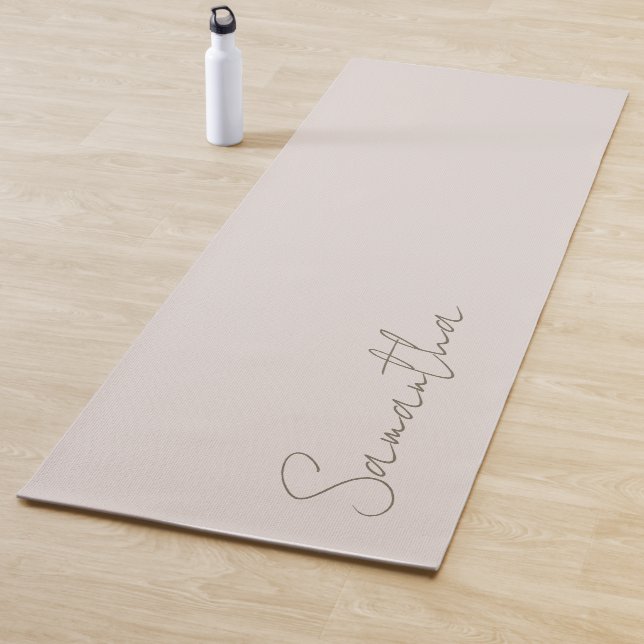 Eleganter Individuelle Name Yogamatte (Beispiel)