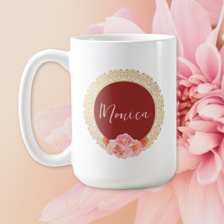 Eleganter, individueller Rahmen für den Golden Ori Kaffeetasse